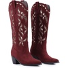 Wine Red Floral